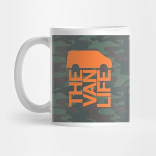 The Van Life Logo (camo box) Mug